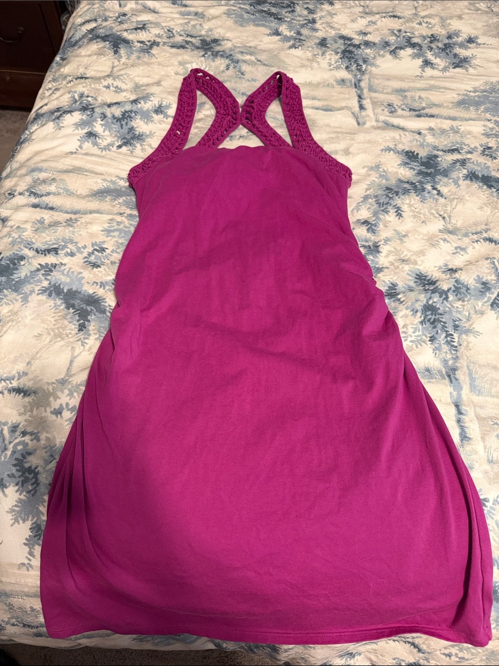 Sleeveless Fuchsia Racerback Dress